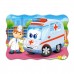 Puzzle 30 pièces : ambulance et docteur  Castorland    030042